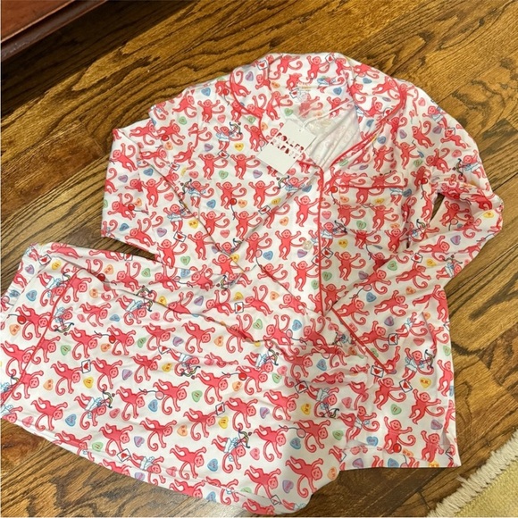 Be My Monkey Roller Rabbit Pajama Set - Picture 2 of 4